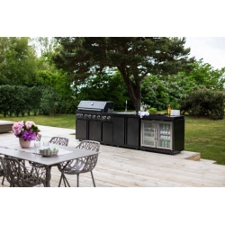 black collection module with double side burner 3