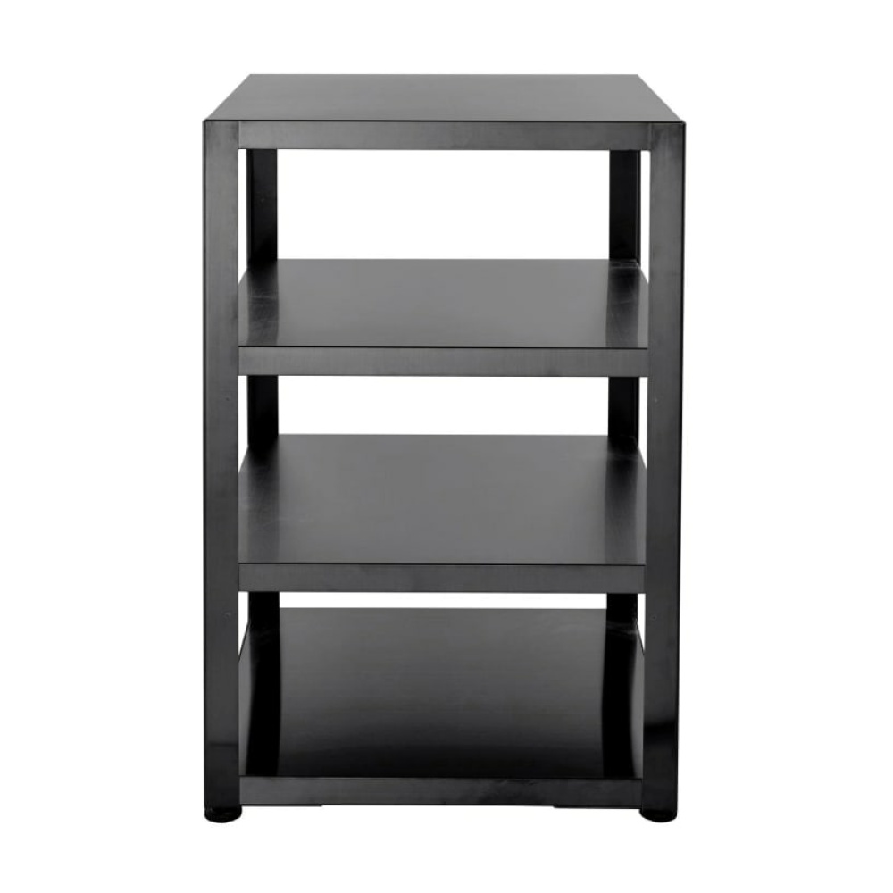 nordic line corner module with counter top black