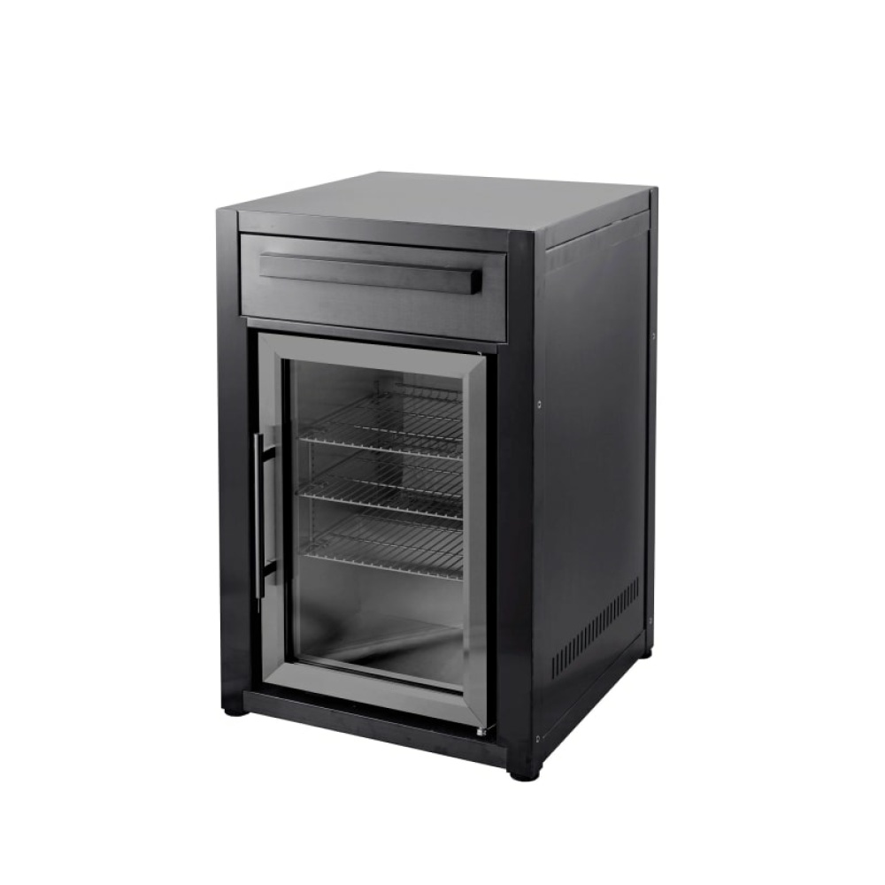 nordic line free standing refrigerator black 1