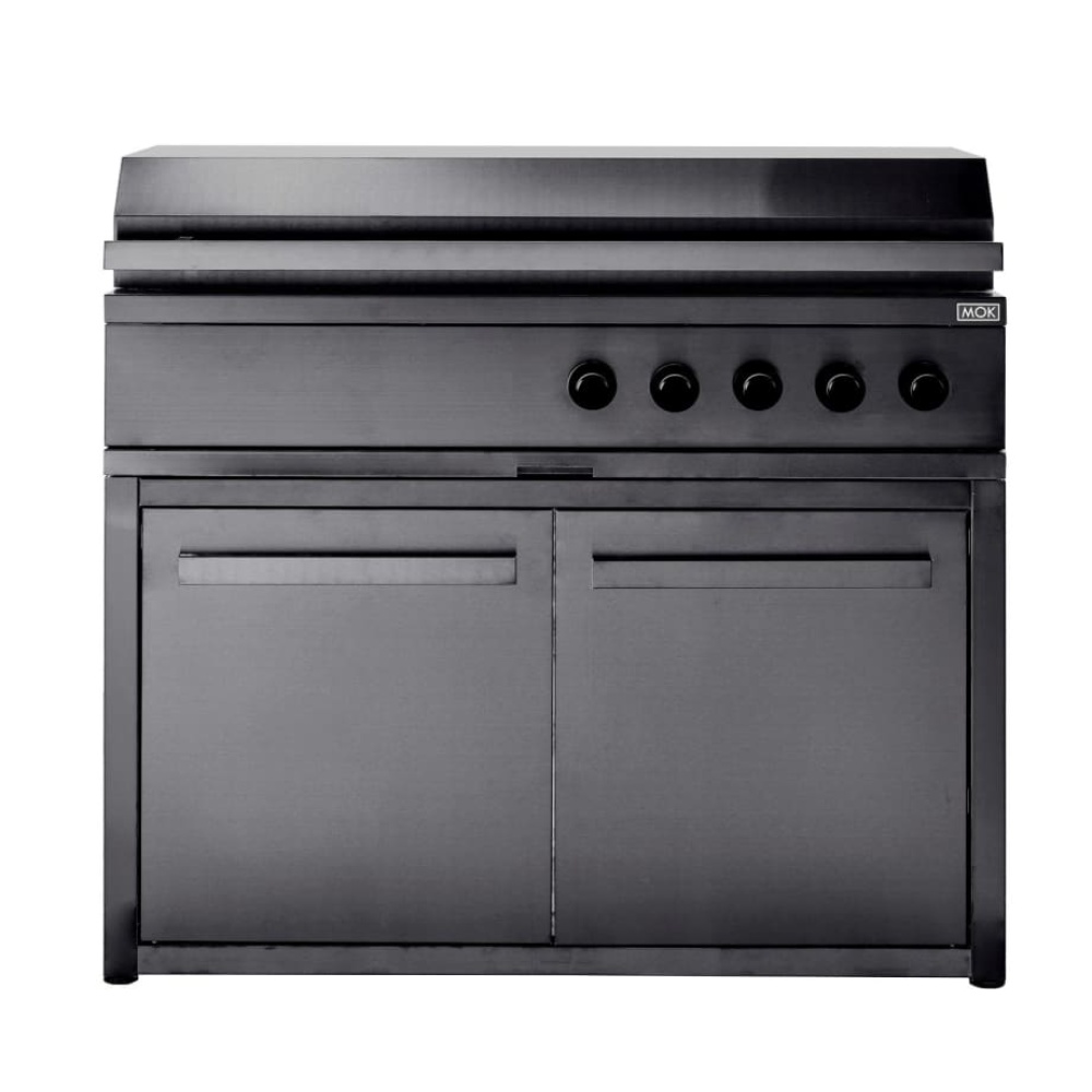 nordic line integrated gas grill 5 burners black 3 1