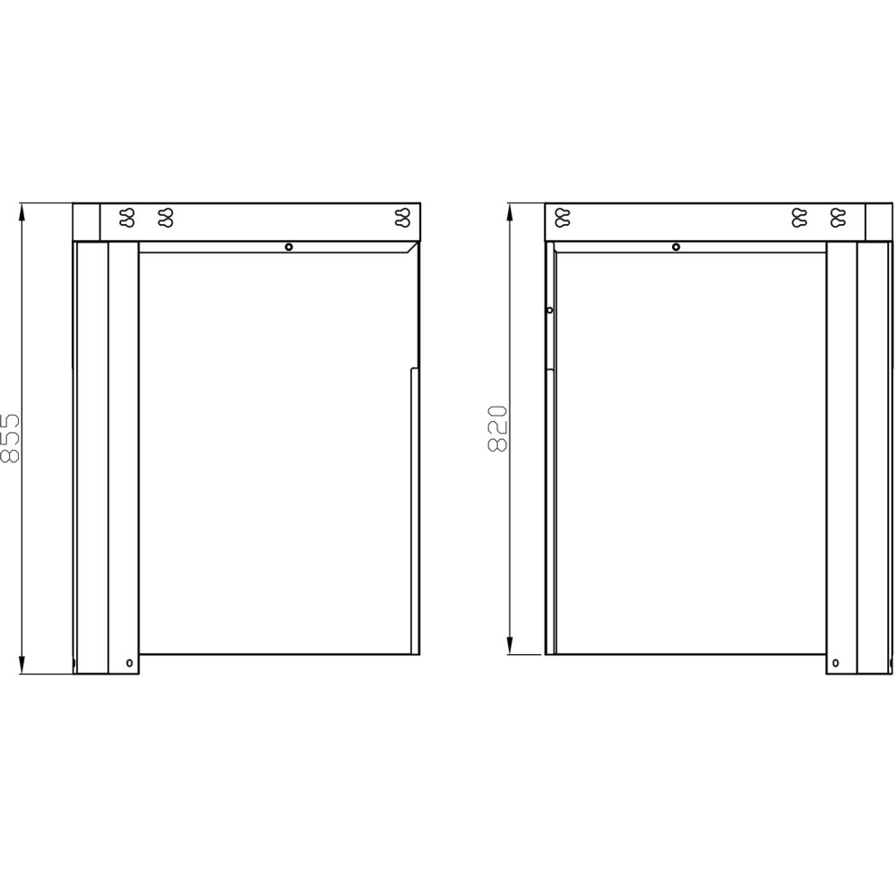 stainless collection corner module 90 7 1