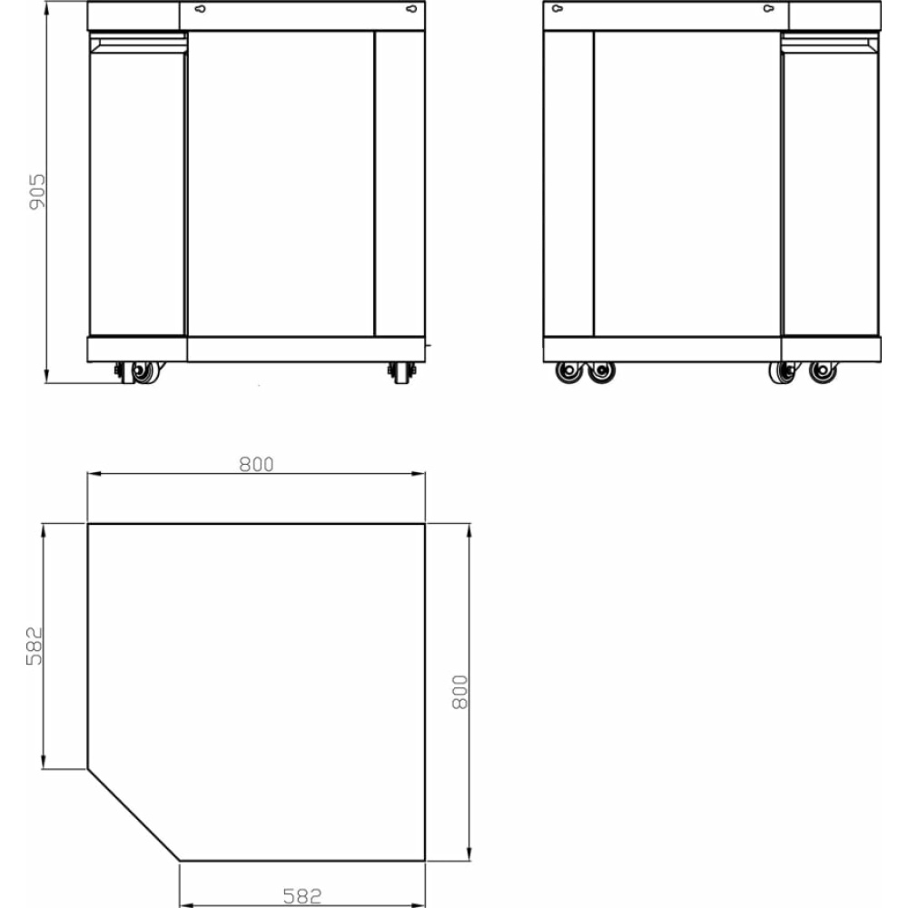 stainless collection corner module 90 large 2 1