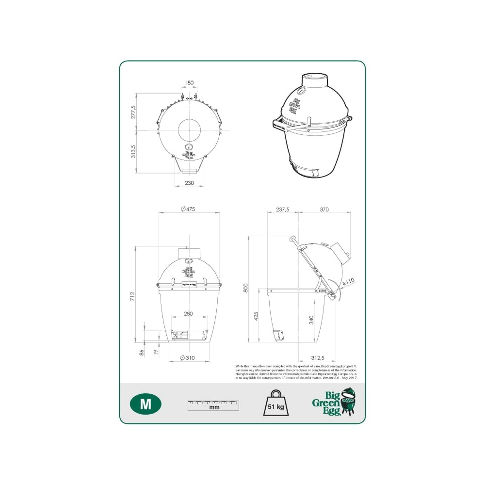 Kamado roštilj Big Green Egg  L size - Image 8