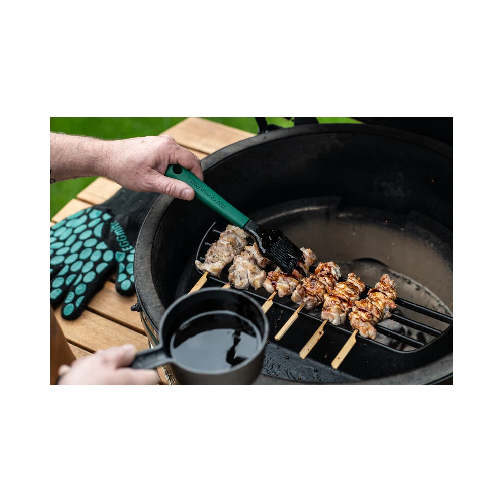 Big Green Egg lončić od lijevanog željeza s četkicom - Image 3