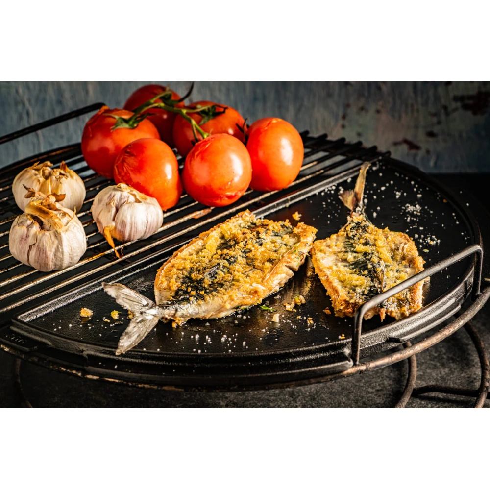 Big Green Egg polovina Plancha-e od lijevanog željeza XL/XXL - Slika 5