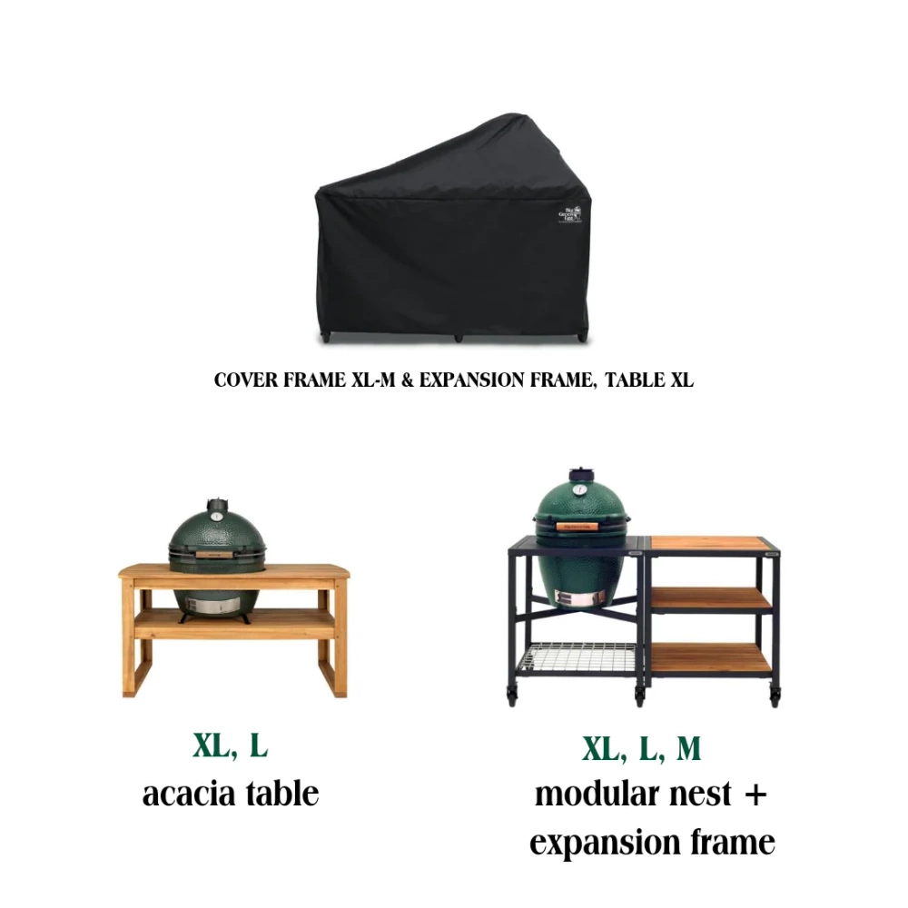 Big Green Egg pokrivala Frame XL-M & Expansion frame/ Table XL