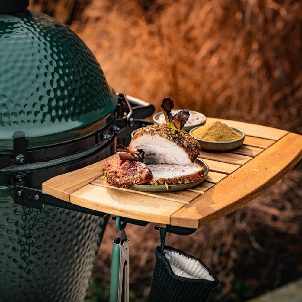 Big Green Egg pomoćni stolovi od drveta akacije L - Image 3