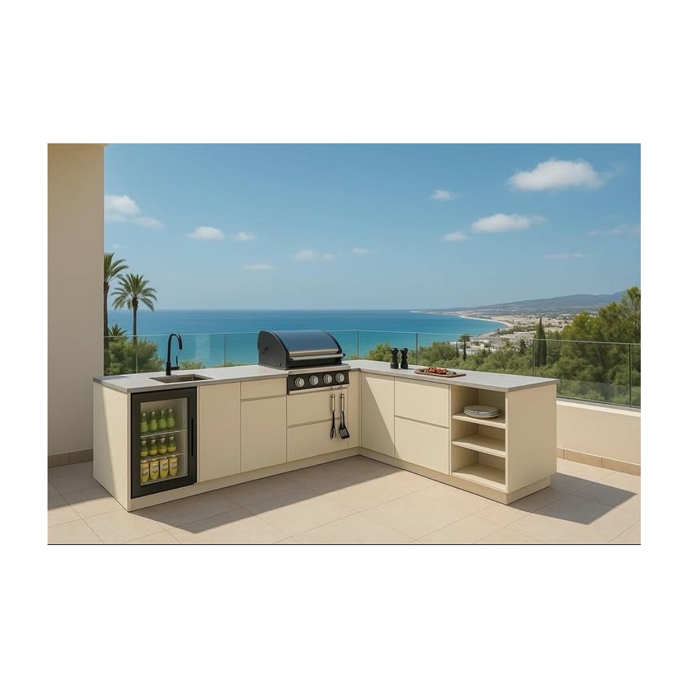 Vanjska kuhinja Kitchenbox kutna wood - Slika 7