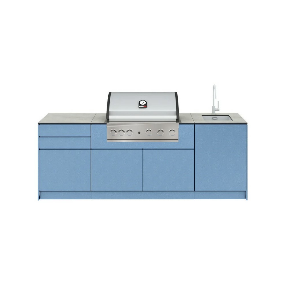 Vanjska kuhinja Kitchenbox set Azzuro 1