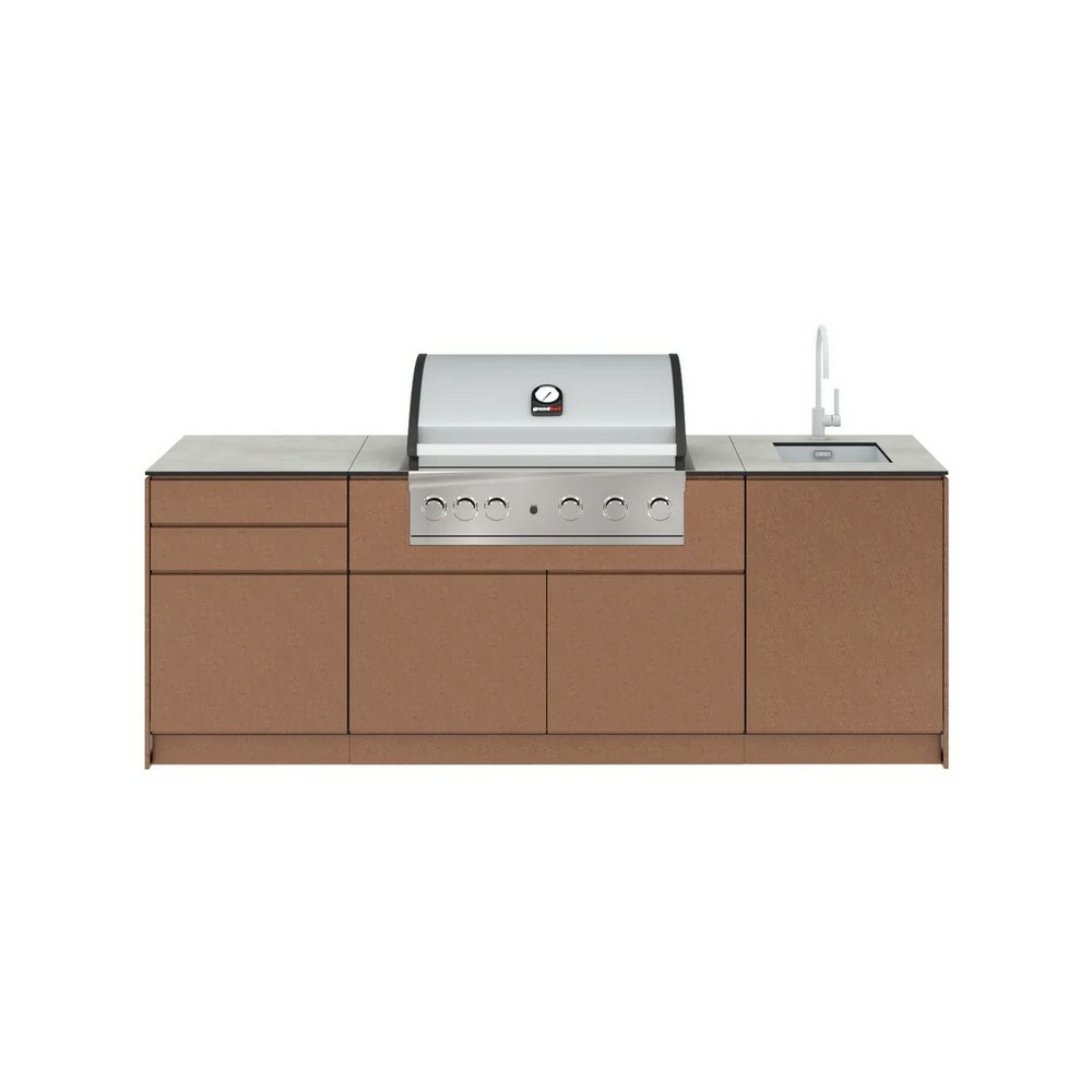 Vanjska kuhinja Kitchenbox set Rust 1