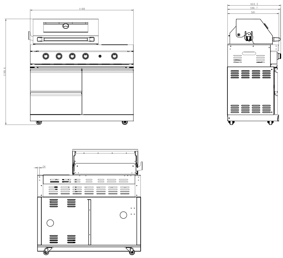 Vanjska kuhinja Pure kompakt - Slika 10