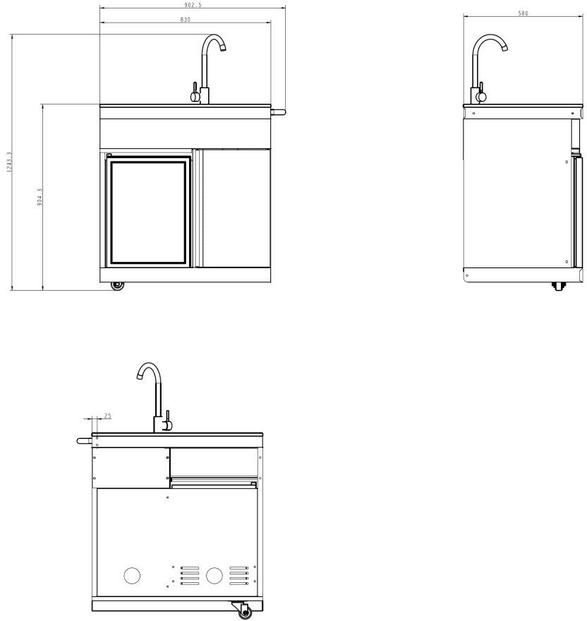 Vanjska kuhinja Pure kompakt - Slika 11