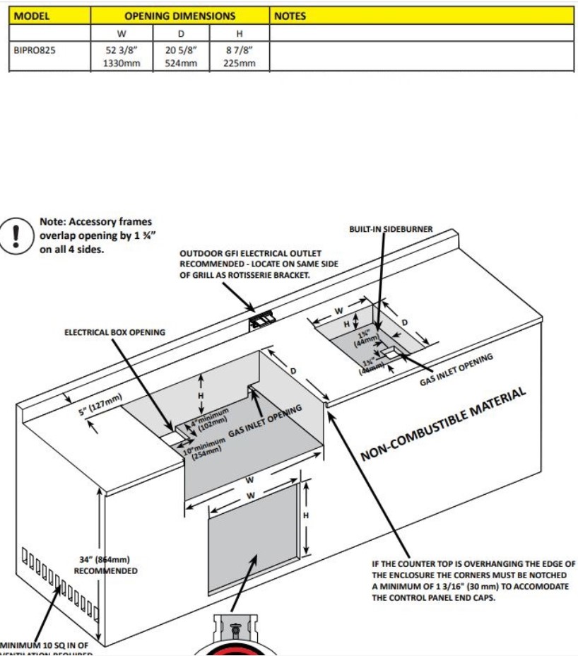 Napoleon ugradbeni plinski roštilj Prestige BIPRO825RSBI - Slika 10